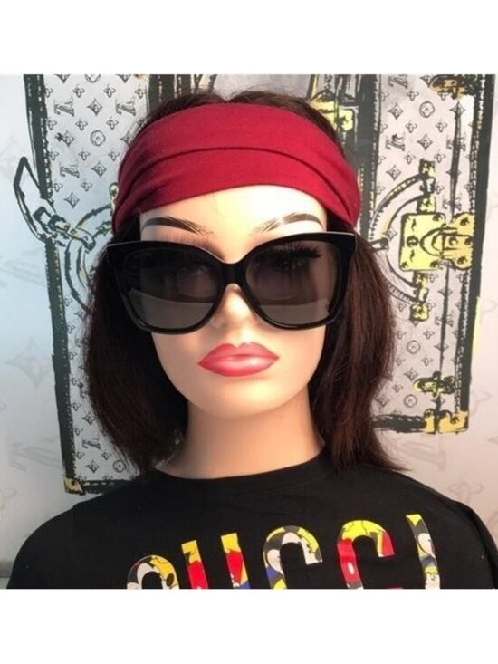 Stylish Black Sunglasses GG0459SA 001 main image 5